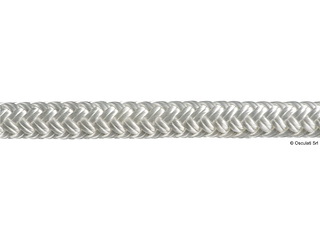 Doppia treccia bianca mm 24