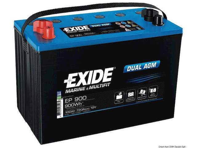 Batteria Exide agm 100 Ah