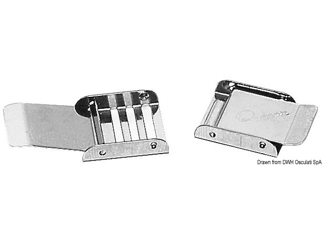 Fibbia inox x nastri mm 40