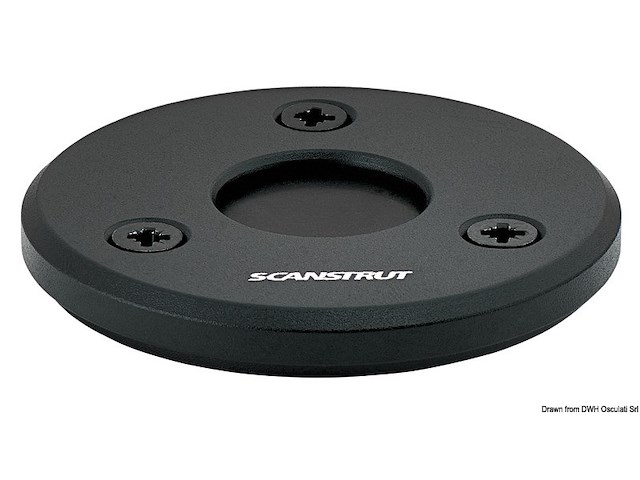 Premistoppa nero Low Profile Ø 9/14 mm foro 30 mm