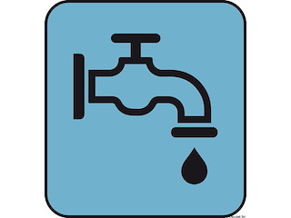 Adesivo carico acqua (foglio da 10 loghi) 25x27