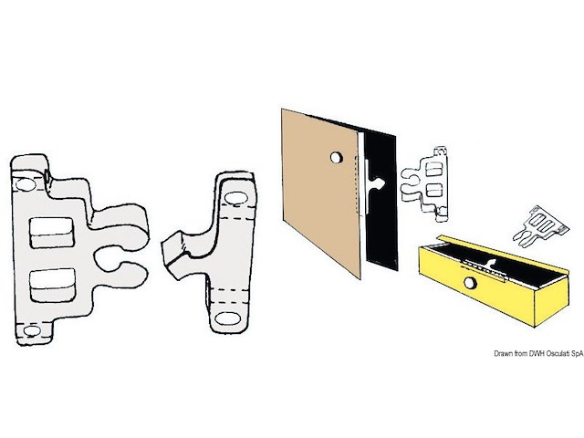 Nottolino a scatto nylon