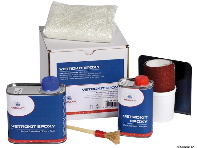 Kit Riparazione vetroresina Epoxy 500 g