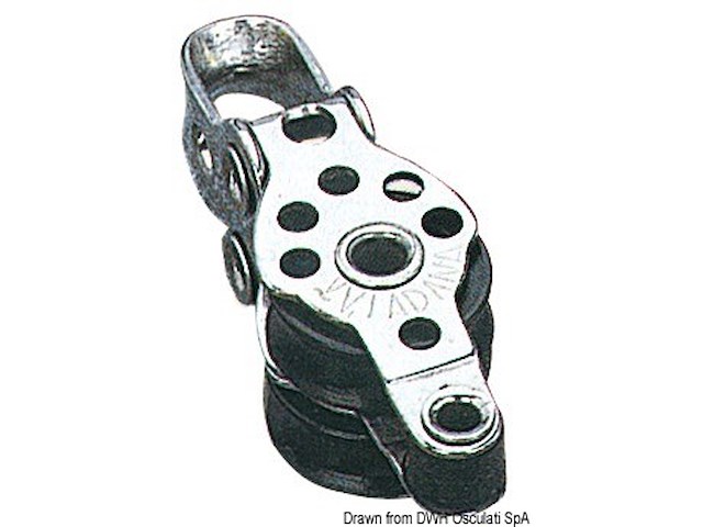 Microbozzello inox 2 pulegge arricavo 17x5