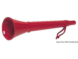 Corno da nebbia in plastica