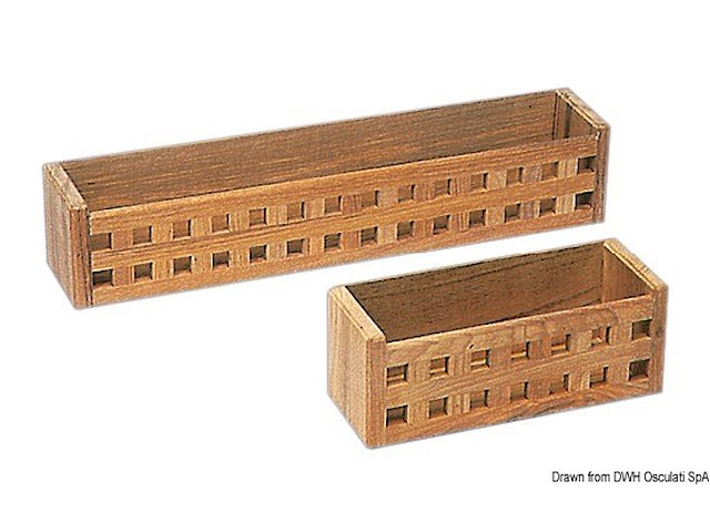 Contenitore teak 250x100x100 mm
