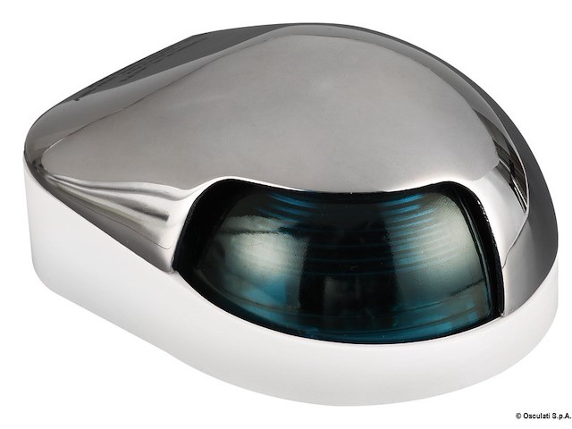 Fanale di coperta inox 112,5° verde