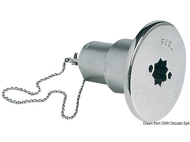 Tappo inox imbarco Diesel 50 mm