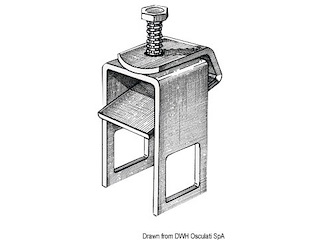 Staffa di fissaggio rullo 40 x 60 mm