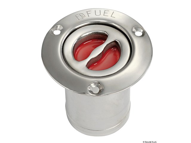 Tappo inox imbarco Fuel 80 mm