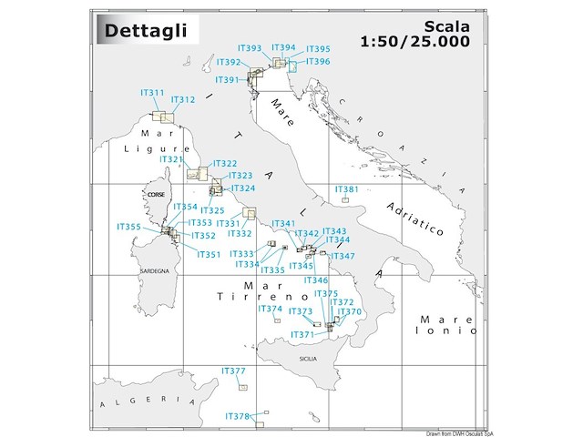 Carta Navimap IT391-IT392