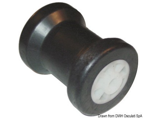 Rullo centrale PVC Ø foro 15 mm