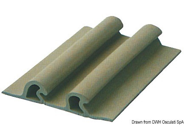 Profilo doppio 115x21,4 mm grigio