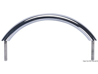 Corrimano ovale inox 200 mm