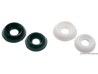 Orlo sottovite ottone cromato 4 mm