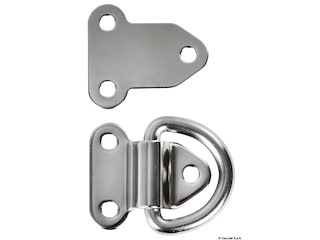 Mezzo anello abbattibile elettrolucidato 6 mm