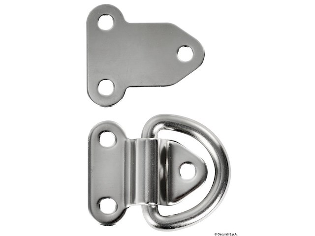 Mezzo anello abbattibile elettrolucidato 6 mm