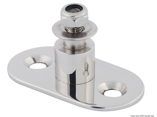 Basetta con perno De-Lux