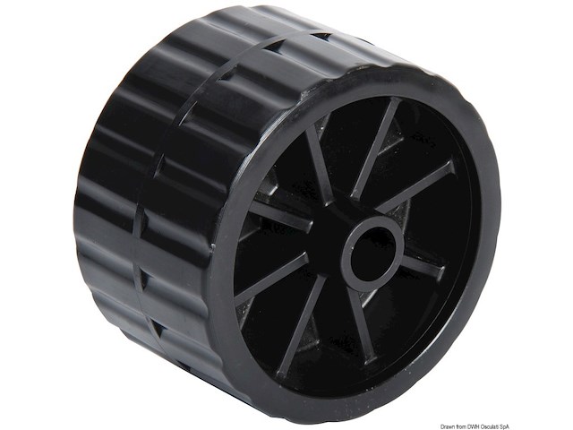 Rullo laterale nero 75 mm Ø foro mm 17