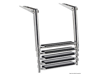 Scaletta telescopica BIG per plancetta 5 gradini