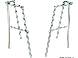 Pulpito poppa inox 40x43x60 cm 2 parti