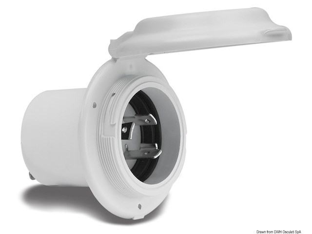 Presa Marinco Valox 16-30 A frontale tondo