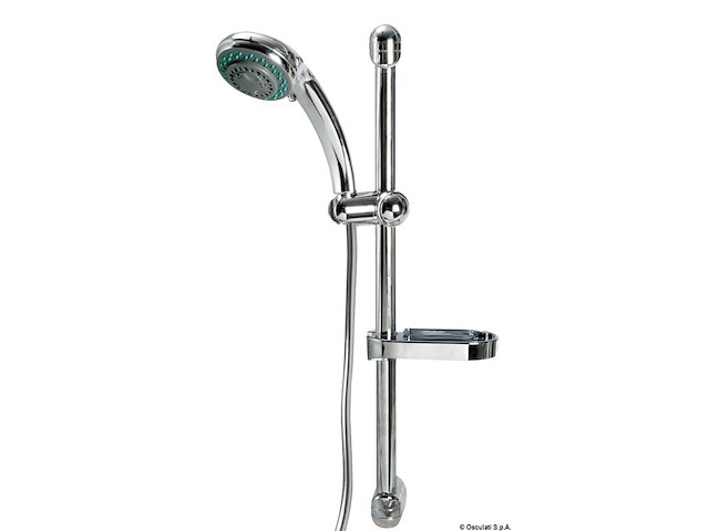 Doccia saliscendi Wash tubo in PVC grigio