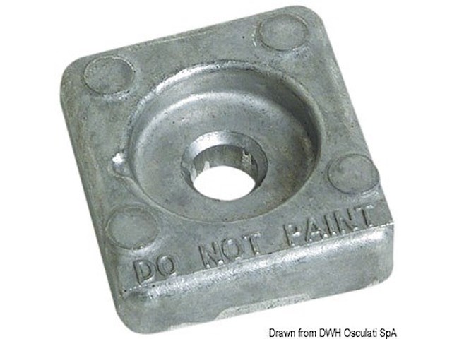 Piastrina alluminio per Honda 8/20 HP