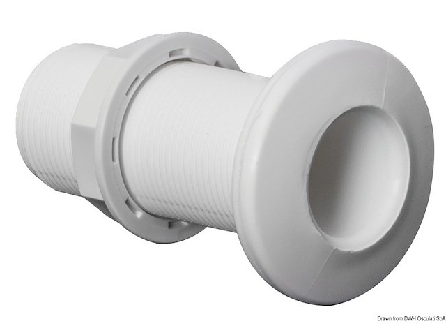 Scarico a mare plastica 1" 1/4