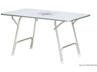 Tavolo pieghevole rettangolare 130 x 73 cm