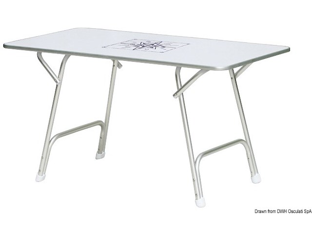 Tavolo pieghevole rettangolare 130 x 73 cm