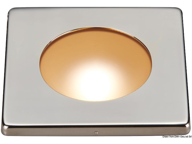 Luce Led bianca ad incasso dimmerabile Propus