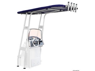 T-Top professionale 2000x1400 bianco con telo blu