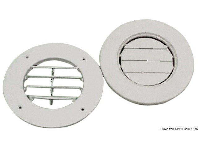 Griglia ABS bianco 163 mm