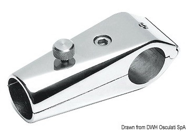 Base asta 25 mm per tubo 30 mm