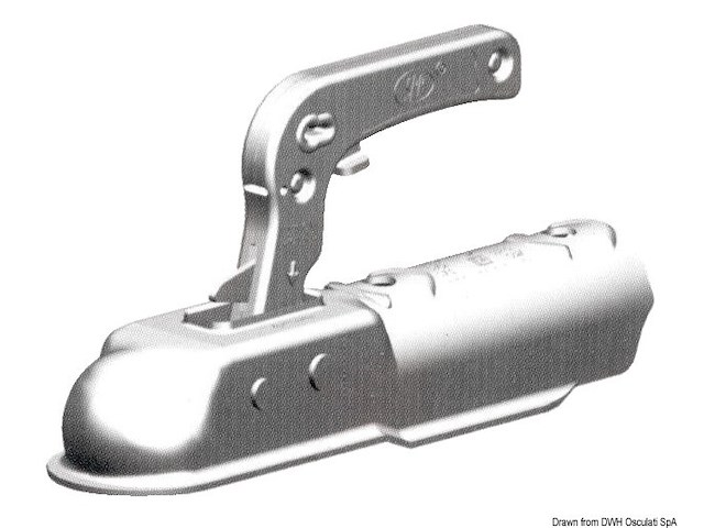 Gancio traino tondo 50 mm 1300 kg