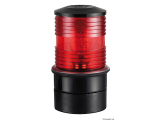 Fanale testa albero rosso/nero 360°