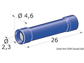 Spinotto giunzione femmina 1-2,5 mm²