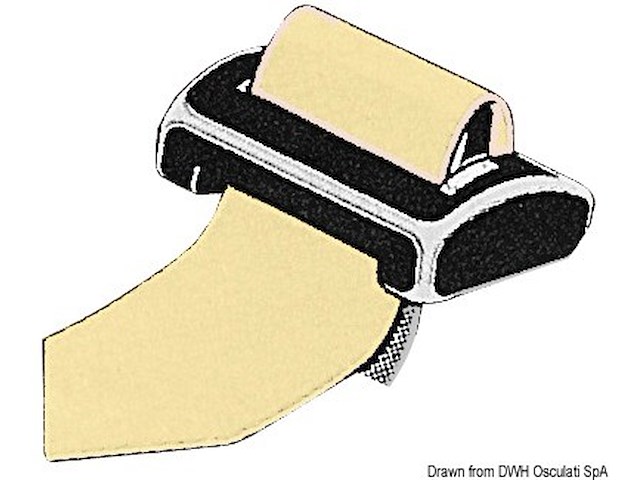 Fibbia nylon SeaSure 50 mm nero