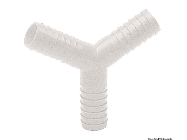 Raccordo nylon a Y mm 10