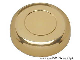 Tappo centrale in ottone per timoni