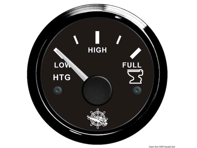 Indicatore acque nere 10/180 ohm nero/nera