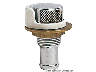 Sfiato carburante antispruzzo