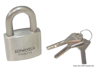 Lucchetto inox arco 30 mm