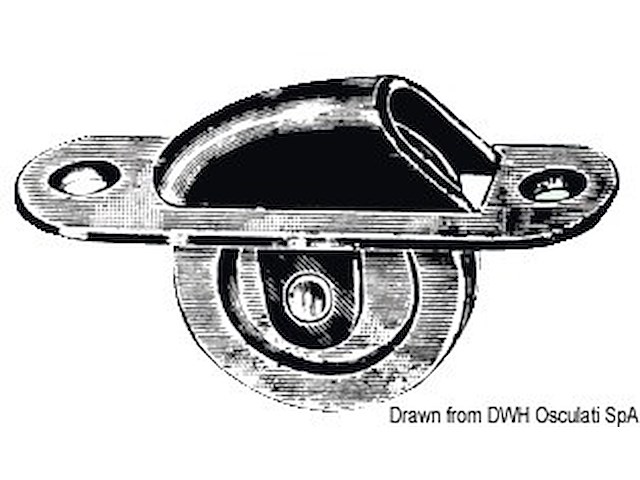 Carrucola da incasso 60 mm