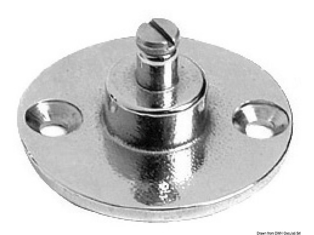 Basetta con perno Ø 6 mm