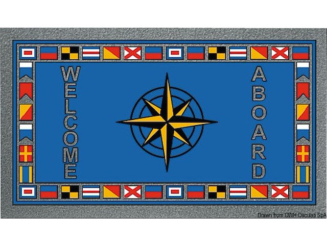 Zerbino Format 40 x 68 cm Rosa dei Venti