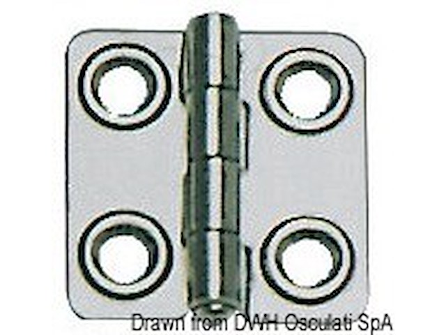 Cerniera inox mm 44x46