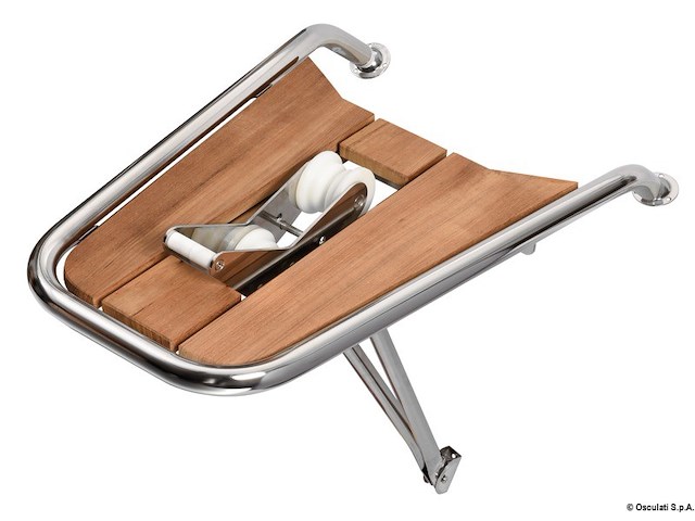 Delfiniera inox/teak con musone