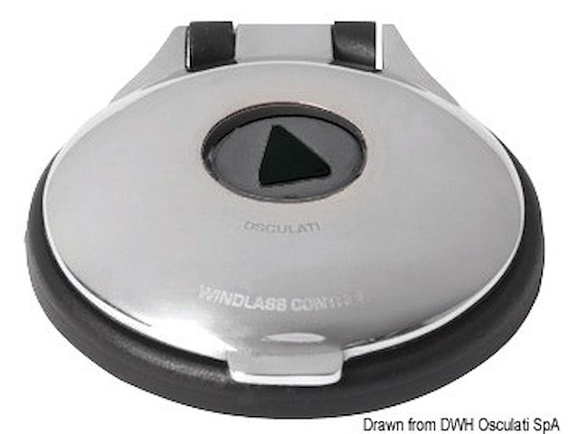 Pulsantiera a pedale inox/nero